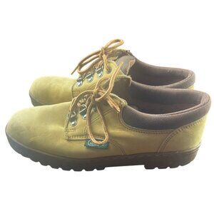 Vintage Women's 90s Y2K Candies Chunky Boots Brown Leather Size 10‎